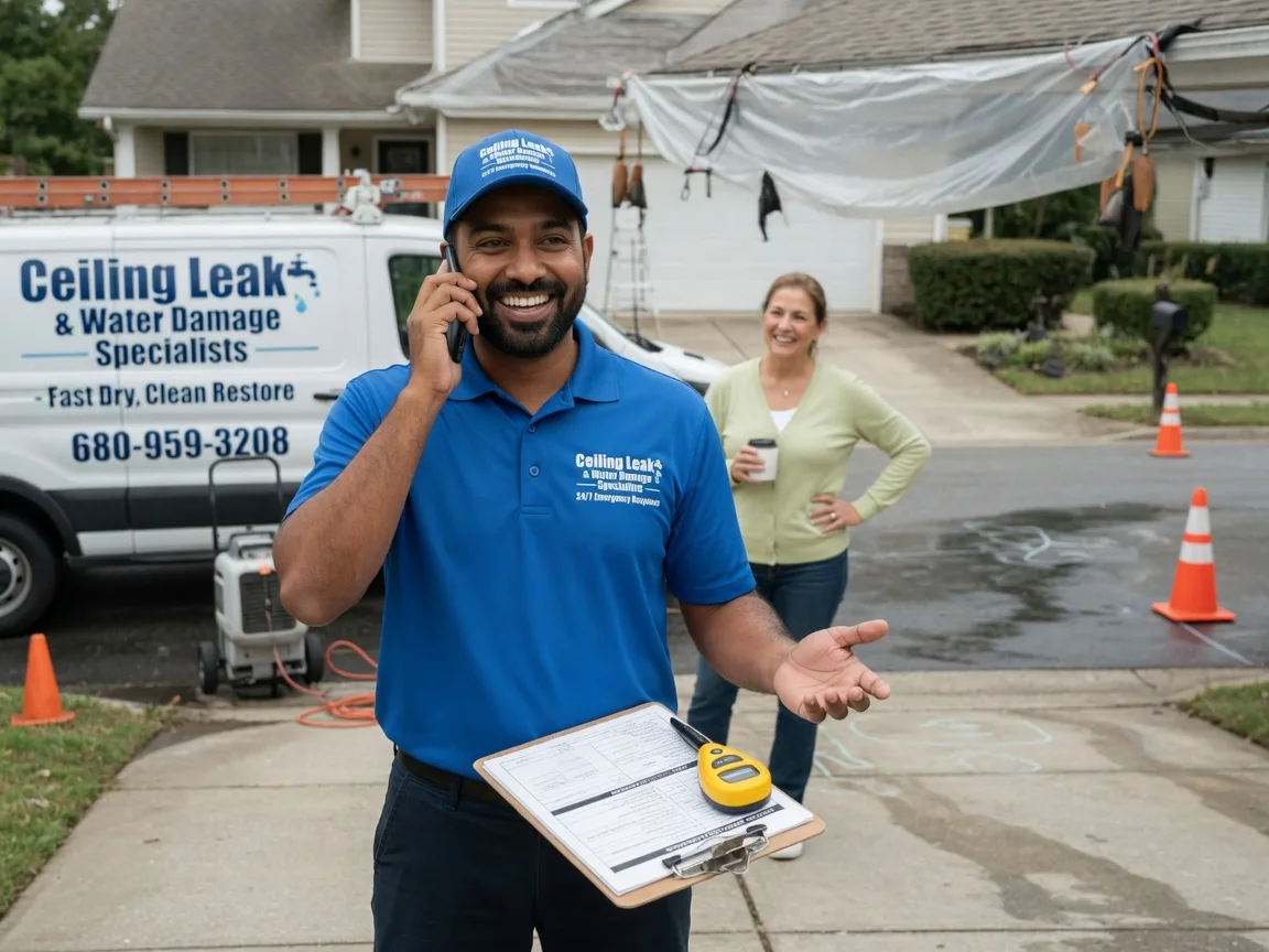 Ceiling Leak Cleanup Colby, WI FAQs